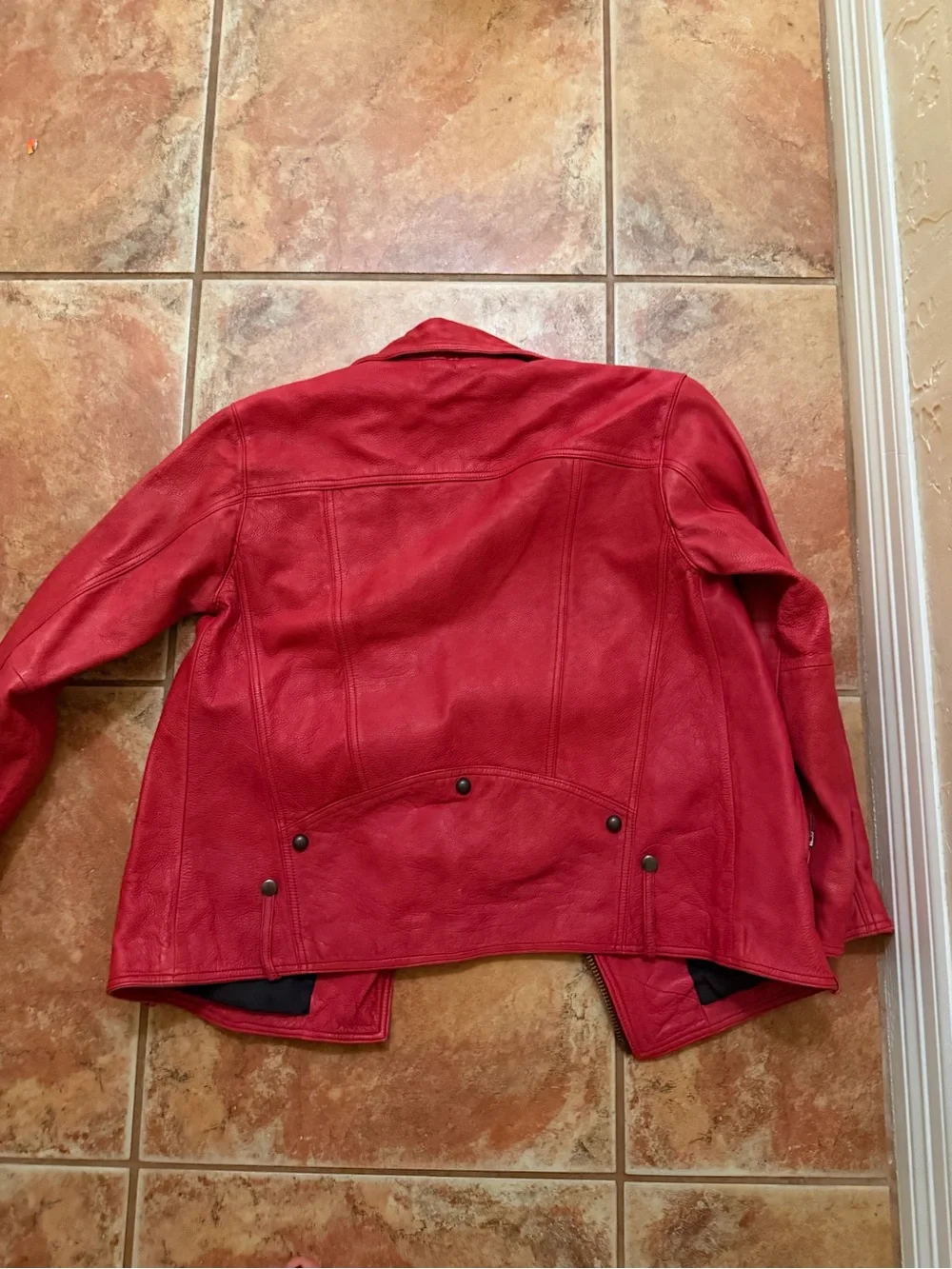 Free People S 100% Leather Jacket New with tag